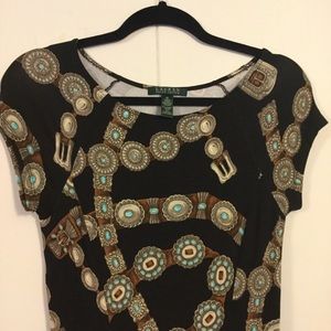 Ralph Lauren western belt dress
